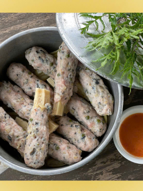 Chả Ốc Lùi Mía 