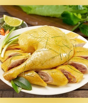 Gà Luộc Nấu Cháo 