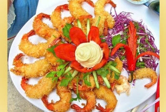 Tôm Chiên Bột 