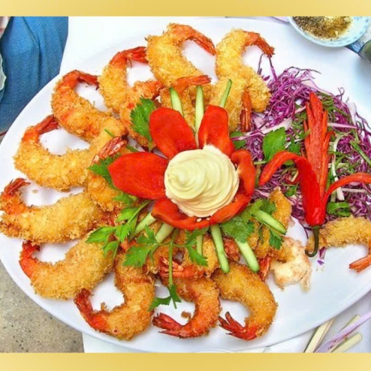 Tôm Chiên Bột 