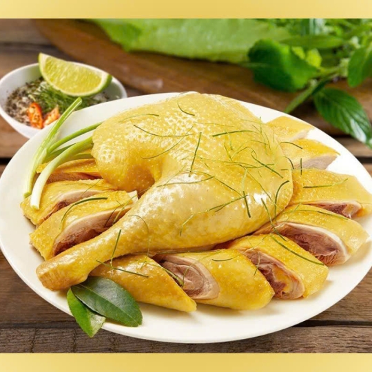 Gà Luộc Nấu Cháo 